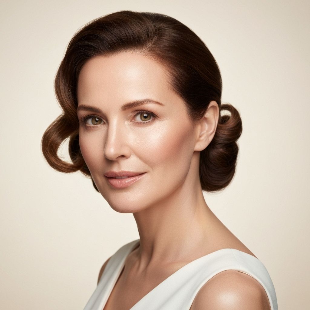 Woman with radiant skin